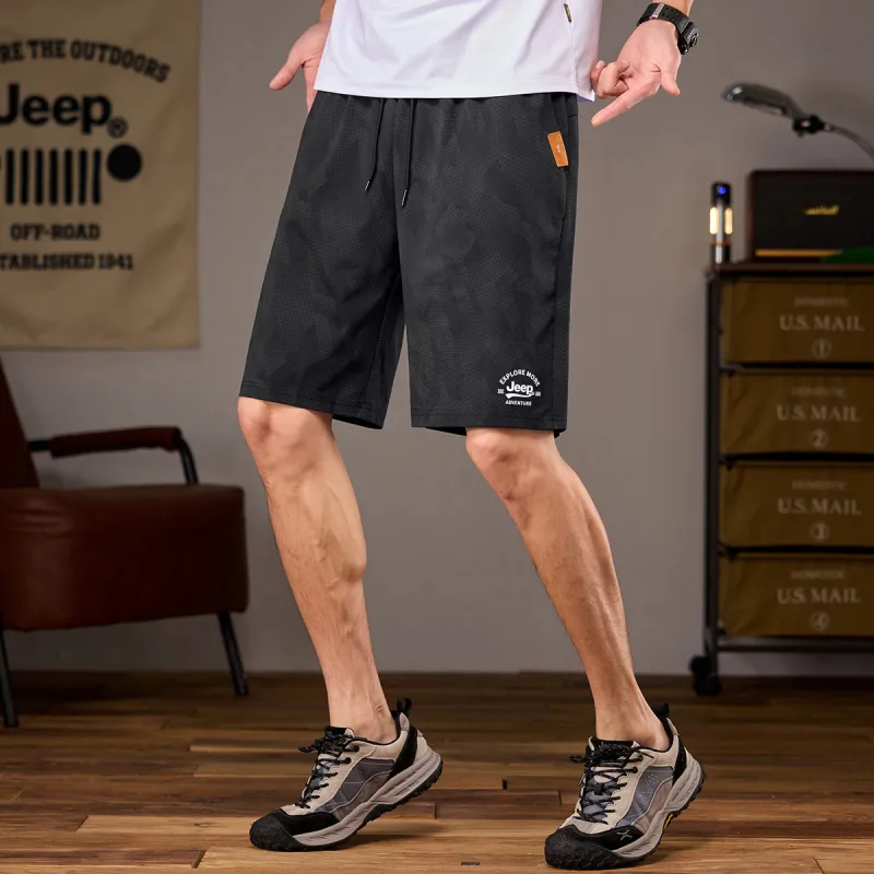 Jeep Pasture Horse Lifestyle Casual Shorts Unisex-3