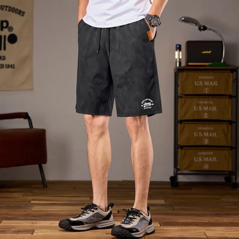 Jeep Pasture Horse Lifestyle Casual Shorts Unisex-5