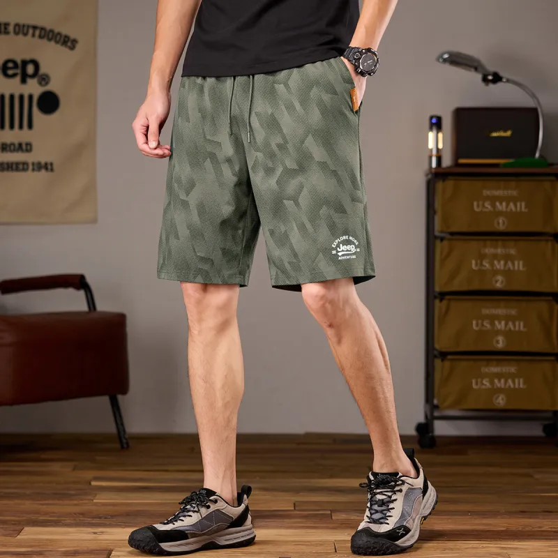 Jeep Pasture Horse Lifestyle Casual Shorts Unisex-14