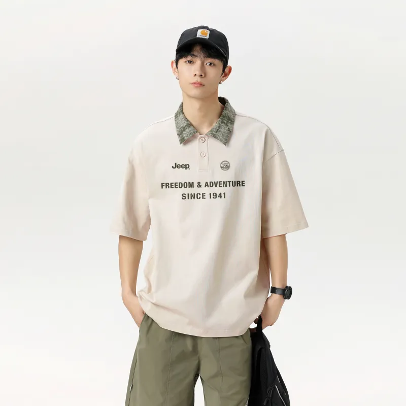 Jeep Pasture Horse Lifestyle Polo Shirt Unisex-9
