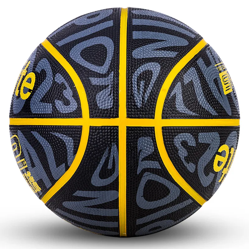 Deli Rubber Basketball Black Size 5 Ball Training Kids'-1