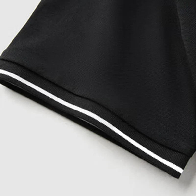 ARTSDON Polo Shirts Men Black-4