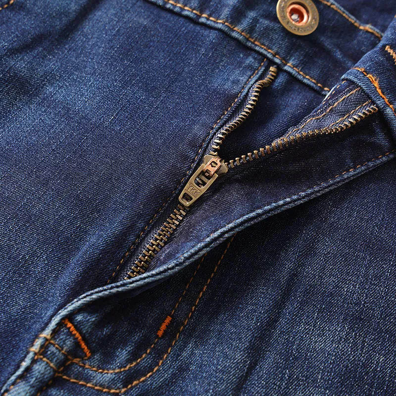 ARTSDON Denim Shorts Men Dark Blue-3