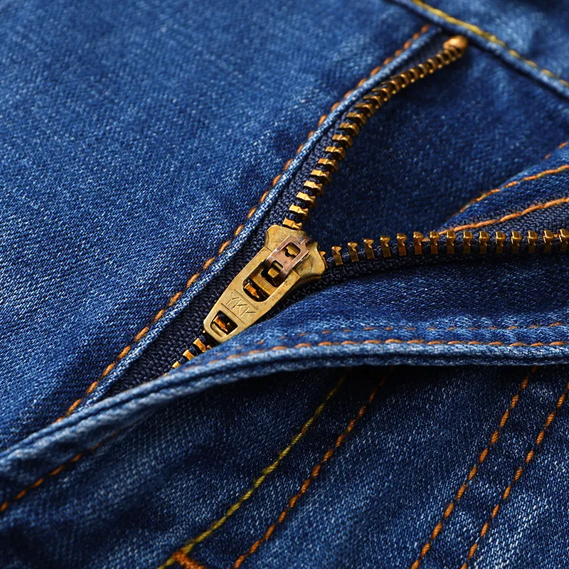 ARTSDON Denim Shorts Men Denim Blue Gradient-3