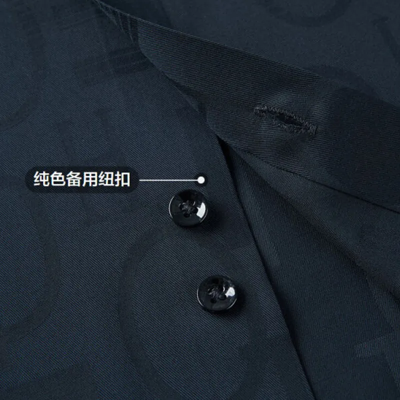 ARTSDON Shirts Men Navy Blue Pattern-3