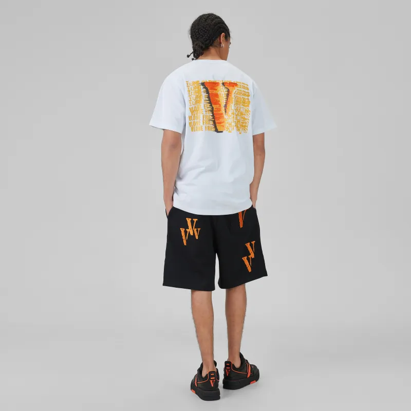 VLONE T Shirt Unisex White Orange-4