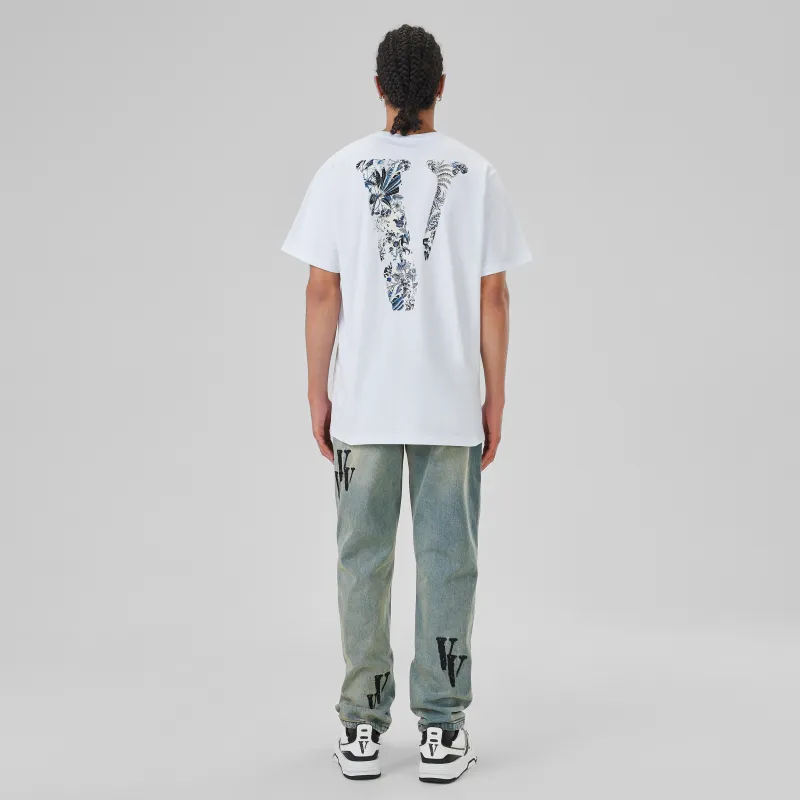 VLONE T Shirt Unisex White Blue-4