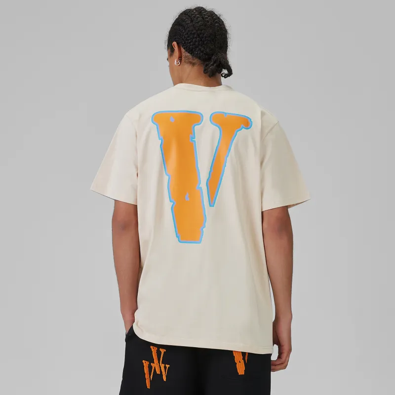 VLONE T Shirt Unisex Beige Orange-2