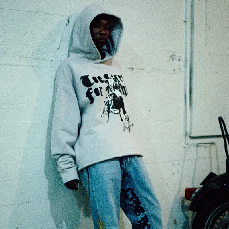VLONE Sweatshirts Unisex Gray-4