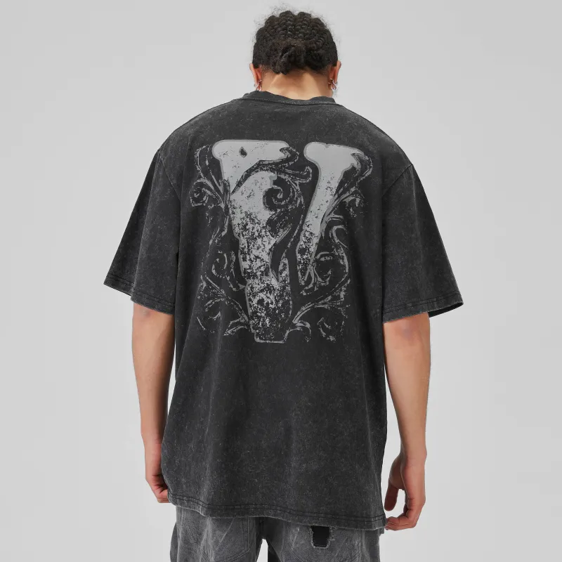 VLONE T Shirt Unisex Black Gray-3