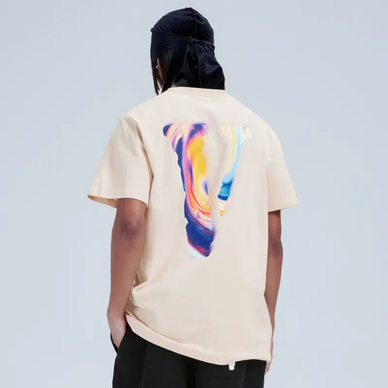 VLONE SS25 T Shirts Unisex Beige Multicolor-3