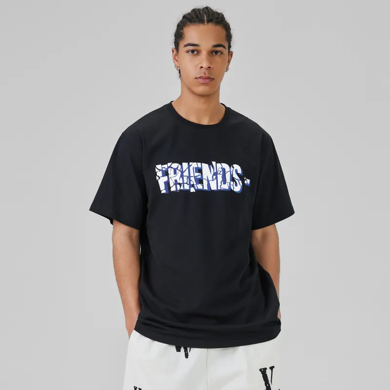 VLONE T Shirt Unisex Black White-2