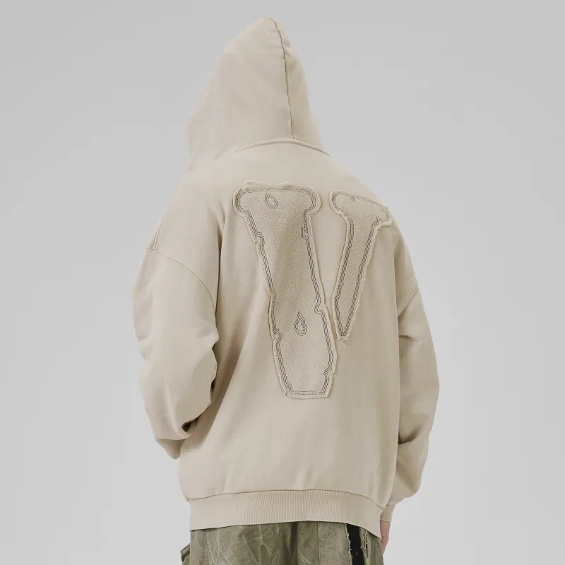 VLONE Big Logo Series Sweatshirt Unisex Beige-3