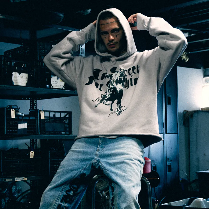 VLONE Sweatshirts Unisex Gray-3