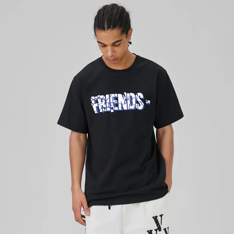 VLONE T Shirt Unisex Black White-4