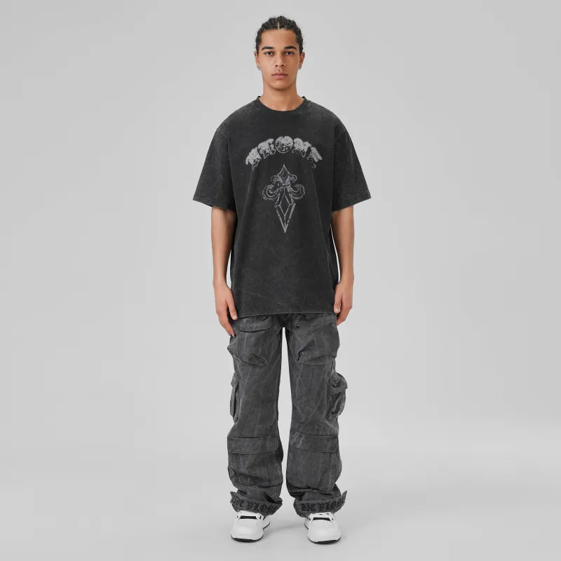VLONE T Shirt Unisex Black Gray-6
