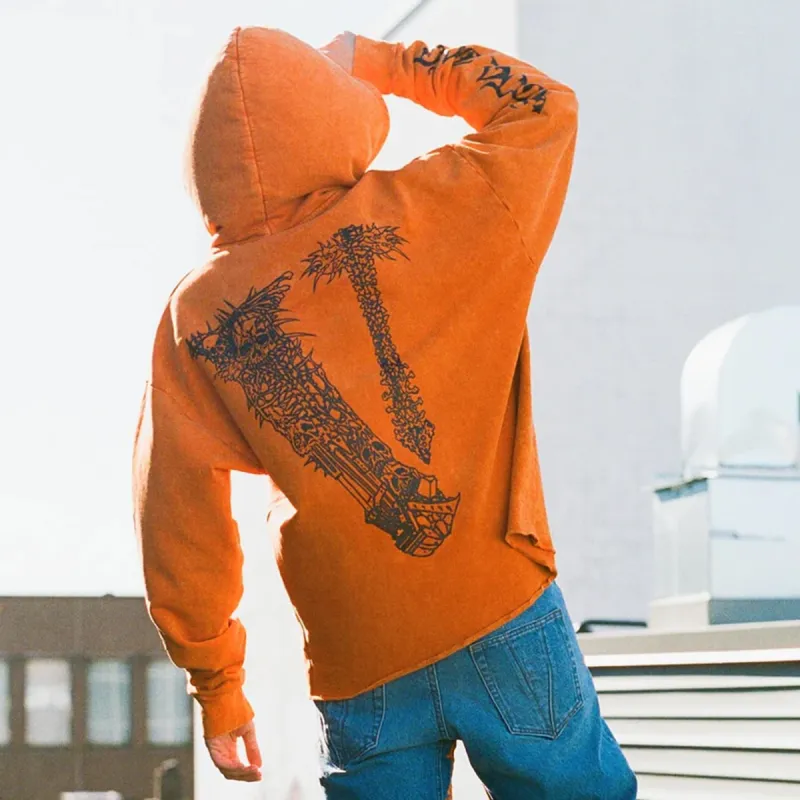 VLONE SS25 Sweatshirts Unisex Orange-2