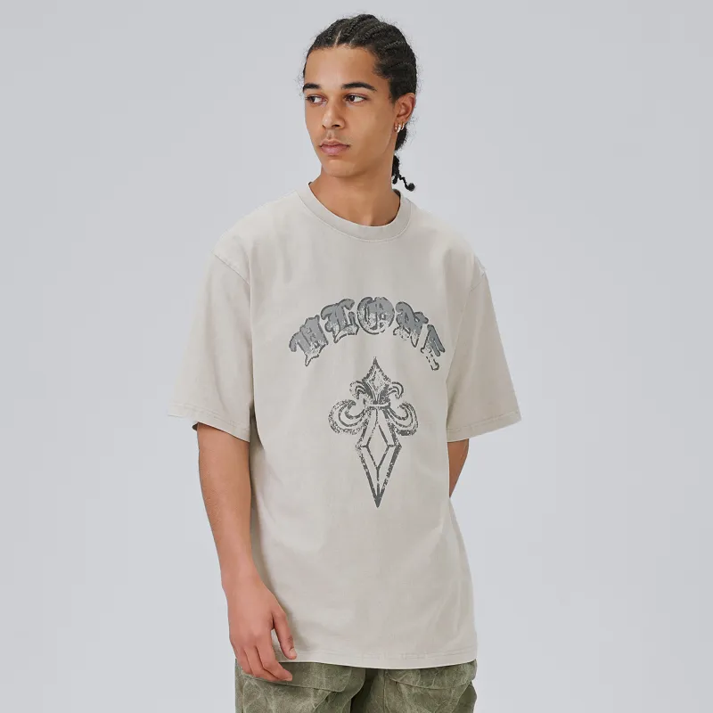 VLONE T Shirt Unisex Beige Gray-2