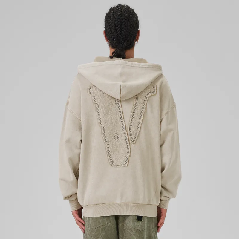 VLONE Big Logo Series Sweatshirt Unisex Beige-2