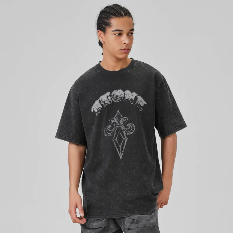 VLONE T Shirt Unisex Black Gray-4