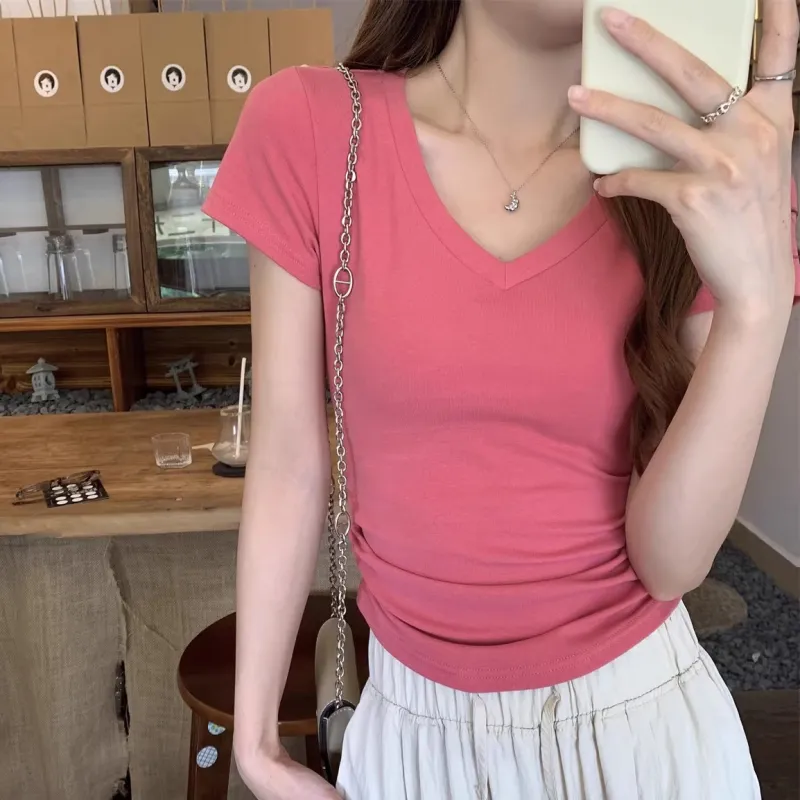 HEISU Set in Sleeve T Shirt Women's-6
