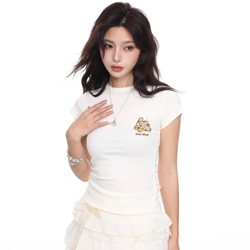HEISU Set in Sleeve T Shirt Women's-1