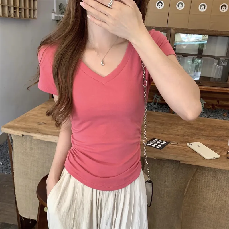 HEISU Set in Sleeve T Shirt Women's-1