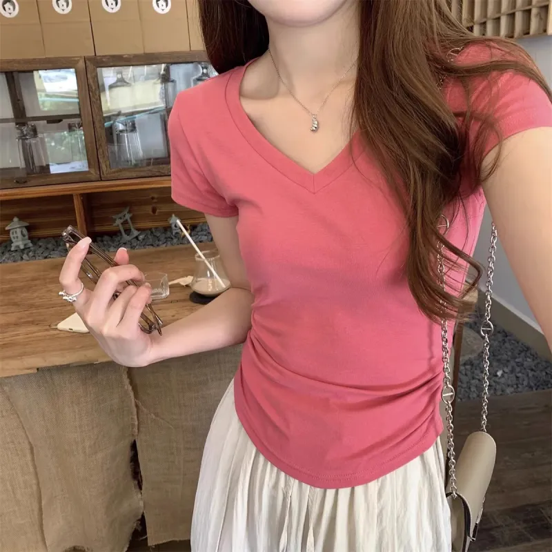 HEISU Set in Sleeve T Shirt Women's-4