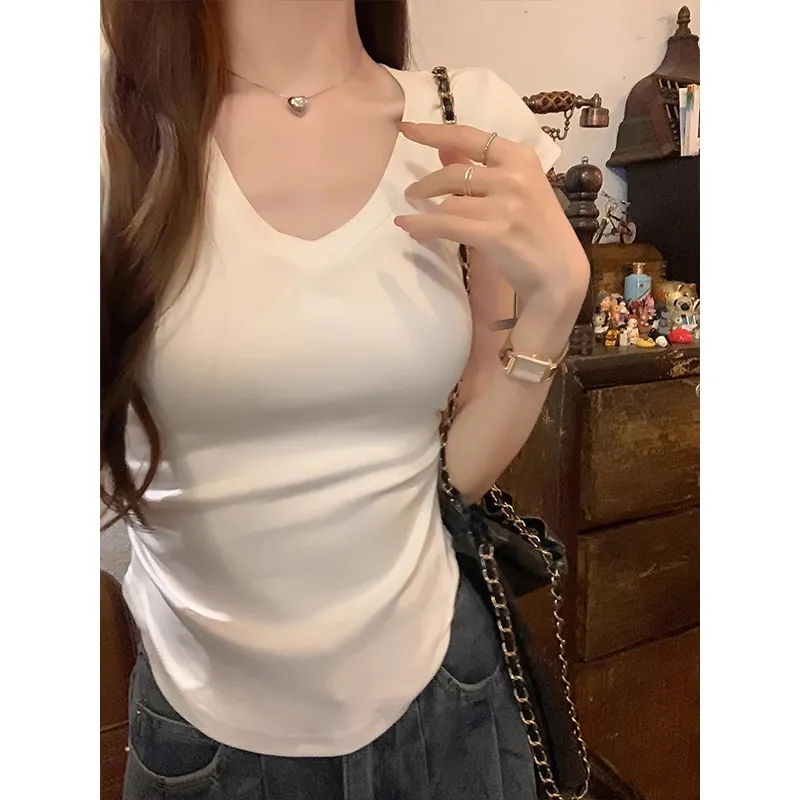 HEISU Set in Sleeve T Shirt Women's-21