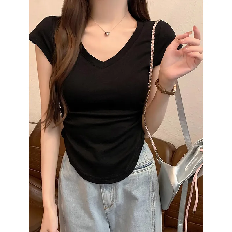 HEISU Set in Sleeve T Shirt Women's-17