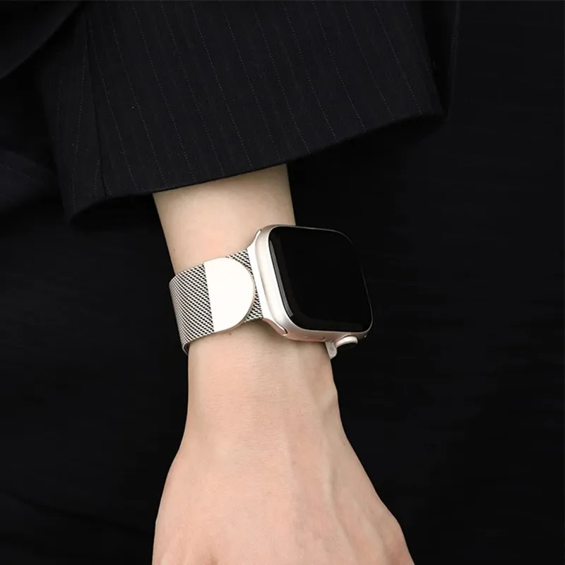 KUYUEXIANG Watch Bands Apple Compatibility 170 240mm Stainless Steel Material-1
