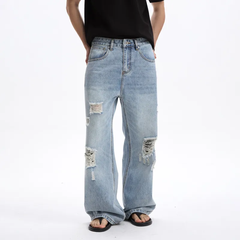 A3G4 Jeans Unisex Blue-3