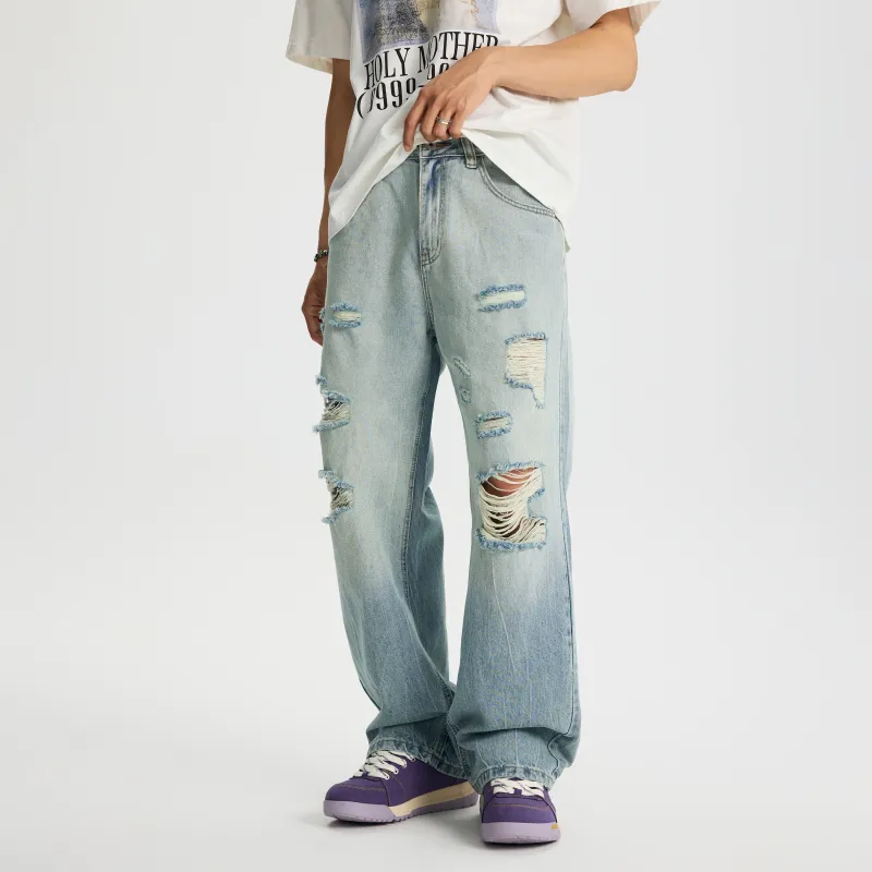 A3G4 Jeans Unisex Light Blue-2
