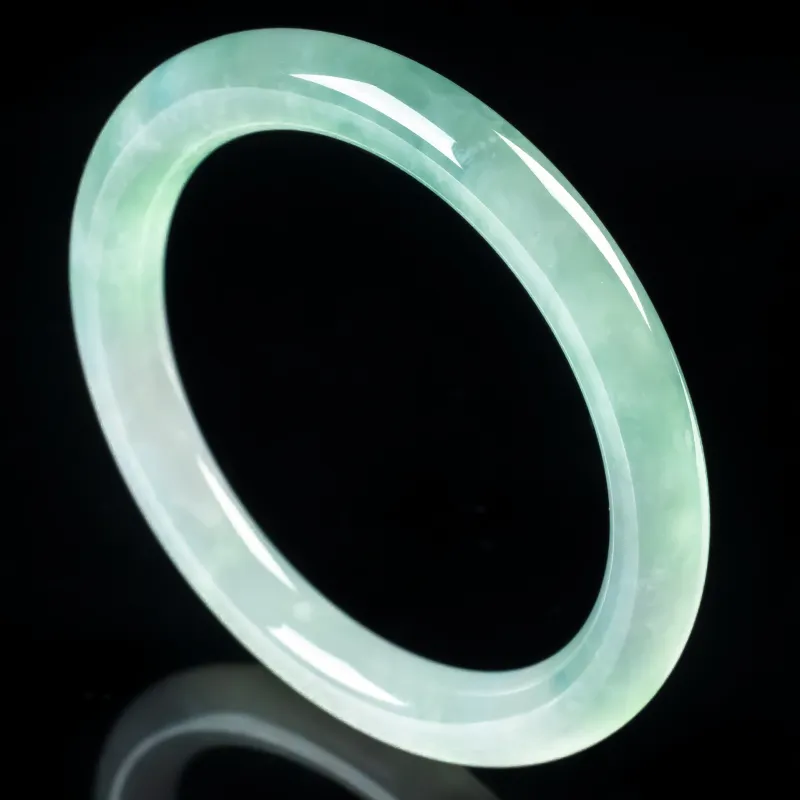 LIYUFU Ice Glutinous Jadeite Bangles Women's-3