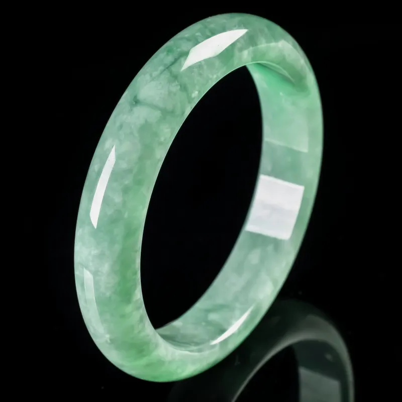 LIYUFU Ice Glutinous Jadeite Bangles Women's-4