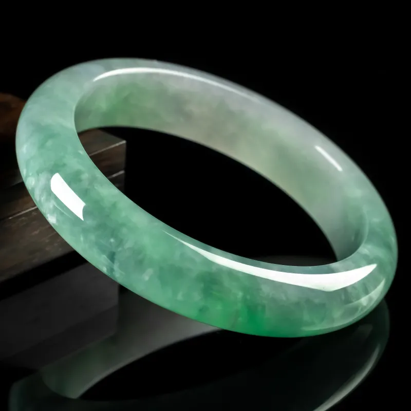 LIYUFU Glutinous Jade Jadeite Bangles Women's-4