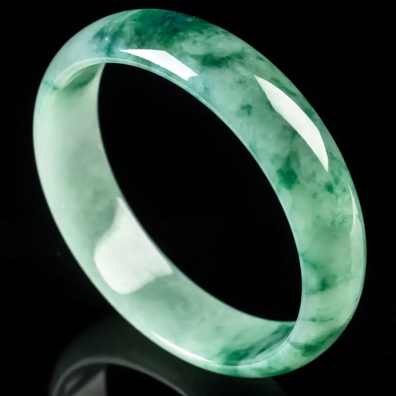 LIYUFU Ice Glutinous Jadeite Bangles Women's-1