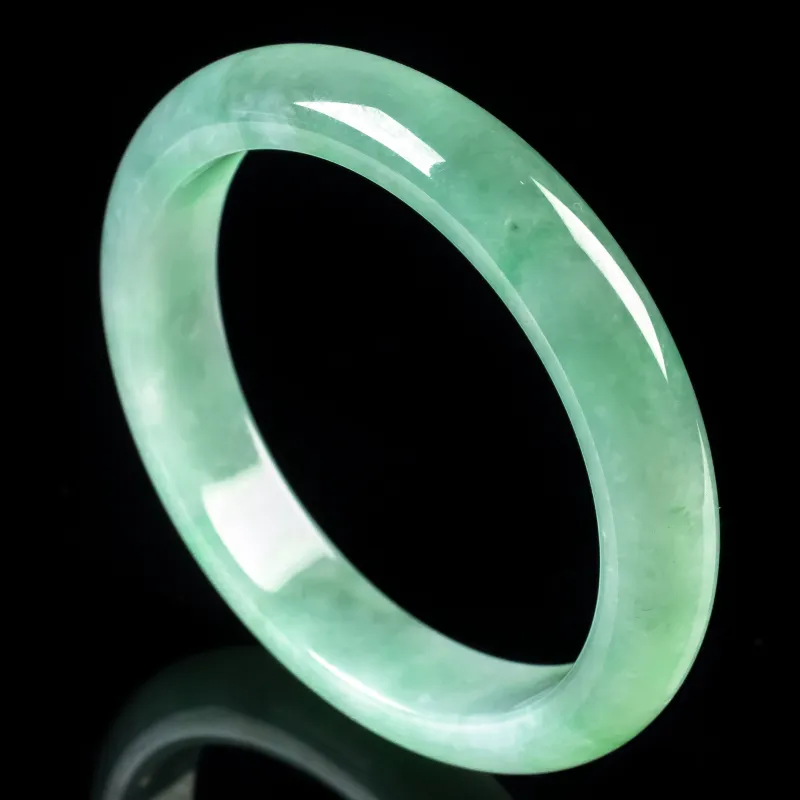 LIYUFU Ice Glutinous Jadeite Bangles Women's-4