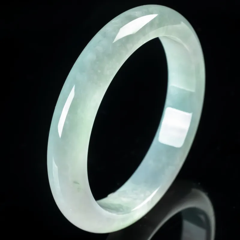 LIYUFU Ice Glutinous Jadeite Bangles Women's-4