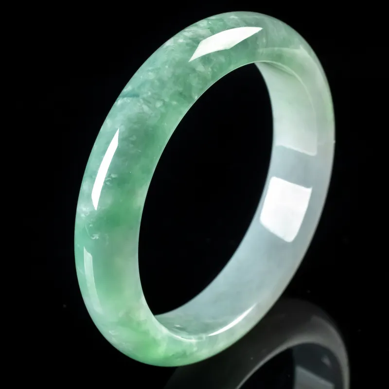 LIYUFU Glutinous Jade Jadeite Bangles Women's-3
