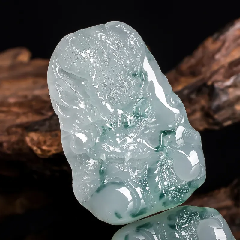 LIYUFU Ice Glutinous Jadeite Pendants Unisex-1