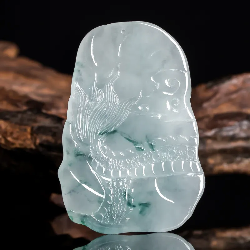 LIYUFU Ice Glutinous Jadeite Pendants Unisex-4