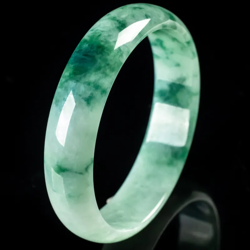 LIYUFU Ice Glutinous Jadeite Bangles Women's-2