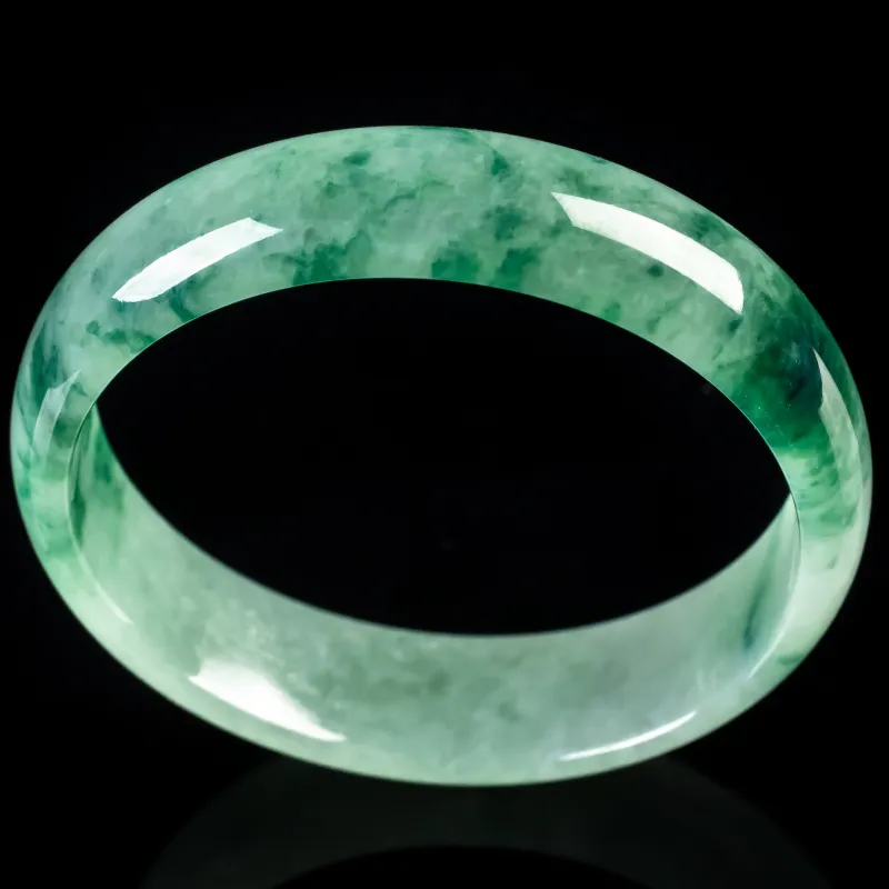 LIYUFU Ice Glutinous Jadeite Bangles Women's-3