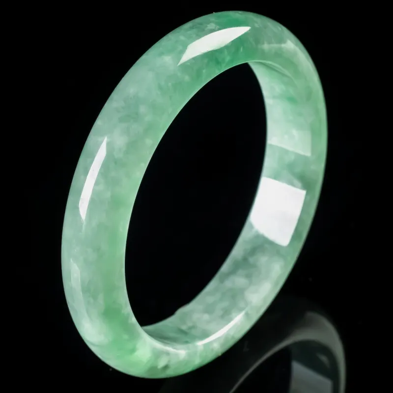 LIYUFU Ice Glutinous Jadeite Bangles Women's-1