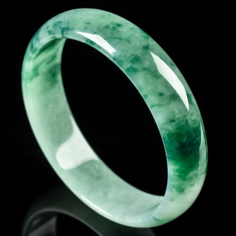 LIYUFU Ice Glutinous Jadeite Bangles Women's-4
