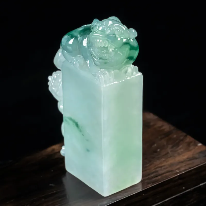 LIYUFU Ice Glutinous Jadeite Seals Unisex-1