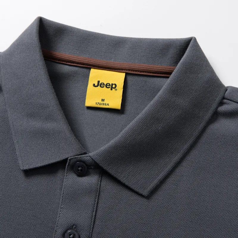Jeep Polo Shirt Unisex Dark Gray-2