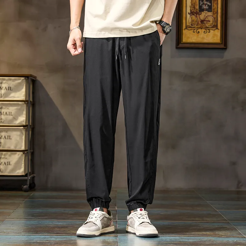Jeep Fashion Sports Collection Casual Pants Unisex Black-3