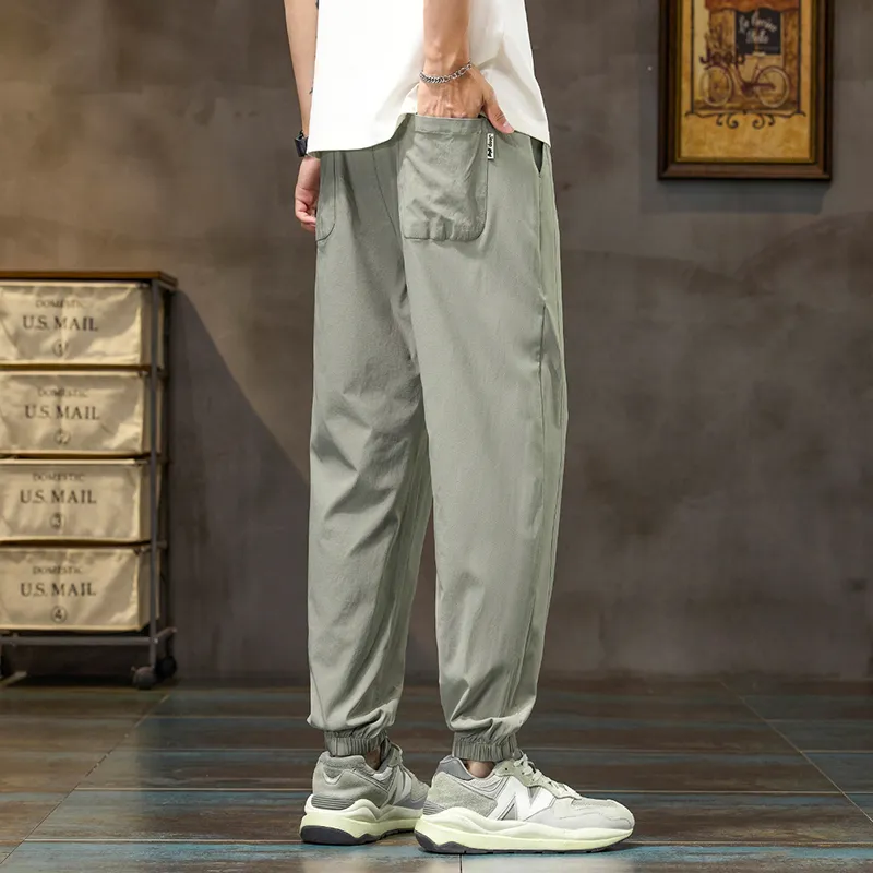 Jeep Fashion Sports Collection Casual Pants Unisex Black-11